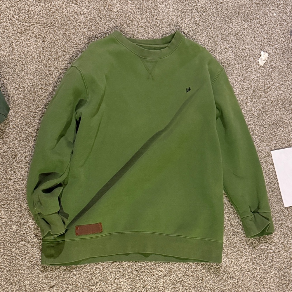 Classic Green Crewneck Sweater